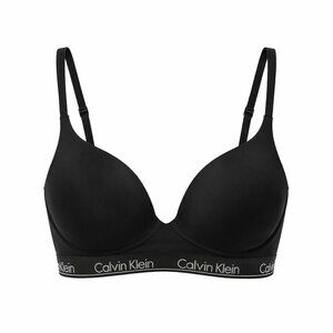 32A Calvin Klein Modern Cotton Plunge Push-Up Bra Black